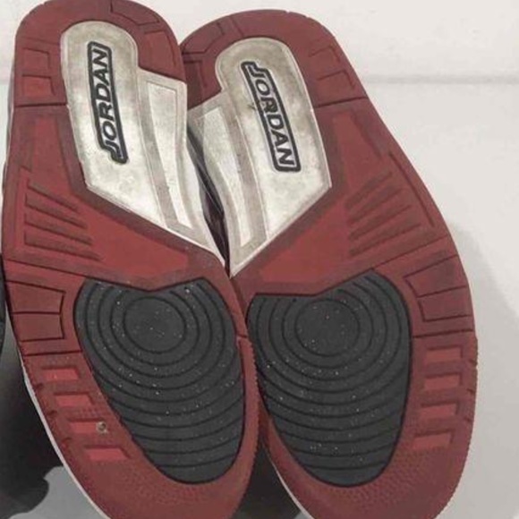 Nike Air Jordan Mens Basketball Shoes SC-3 - Black/Red -629877-601. - Picture 10 of 10